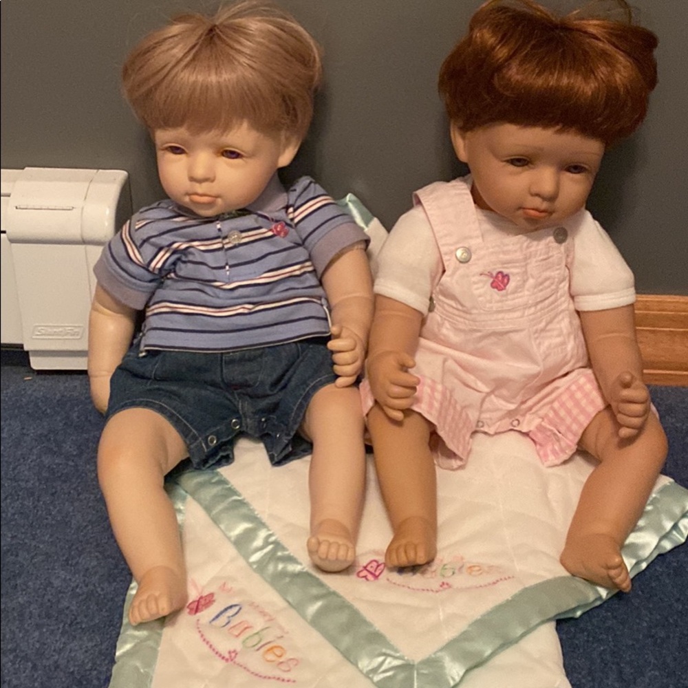 2 Antique My Way Baby dolls